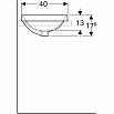 Раковина Geberit VariForm 55 см 500.738.01.2