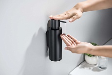 Дозатор для мыла Aquatek Оберон AQ4205MB черный матовый