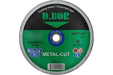 Отрезной диск по металлу METAL-CUT A30S-BF, F41, 230x2.5x22.23 мм D.BOR D-F41-MC-230-25-22