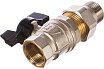 Шаровой кран ELSEN Strong T, 3/4", НВ, ручка-бабочка, с накидной гайкой EV34.3201