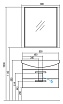 Мебель для ванной Акватон Ария 80 М, белый