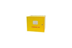 Шкаф RISPA для газ. счетч. метал. желтый межос. 200мм с дверцей ВК G4, G6 (2,0л) В310*Ш355*Г220 ШГСД 2,0л 200мм межосевое ШГСД-2.0-200