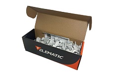 Пластиковый фиксатор для полипропиленовых труб Elematic ECAV 25 d=20-25 мм, 50 шт. 13501025