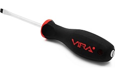 Отвертка RAGE by VIRA SL4x100 CR-V эргономичная двухкомпонентная ручка 391105