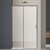 Душевая дверь Vincea Софт 2 (Soft 2) VDS-3SO2130CLGM 130x200 вороненая сталь, прозрачная
