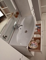 Мебель для ванной Акватон Ария 80 М, белый