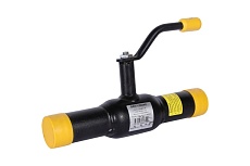 Шаровой стальной кран БРОЕН балломакс кшт для теплоснабжения с/с dn 32 pn 40 с рукояткой RG008S4TQ1H6SB