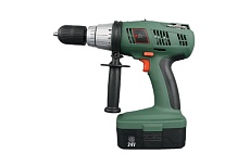 Аккумуляторная ударная дрель Калибр ДАУ-24/2+