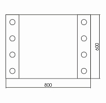 Зеркало Grossman Style 80x60 см с подсветкой 780601