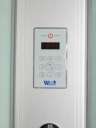 Душевая кабина WeltWasser WW500 WERRA XL 1004 100x100 с г/м, хром, прозрачное 10000014050