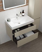 Мебель для ванной Kerama Marazzi Cubo 80 см белый матовый