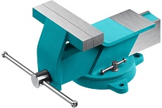 Стальные слесарные тиски Сибин 125 мм 3244-125