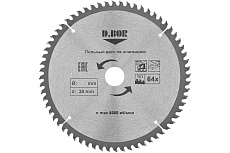 Пильный диск по алюминию 230x30/25.4 мм, Z64 D.BOR D-9K-412306405D