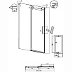 Душевая дверь Grossman Classic 130x195 прозрачное, золото сатин 100.K33.04.130.32.00