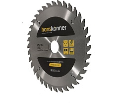 Диск пильный 210х30 мм, 36Z Hanskonner H9022-210-30-36