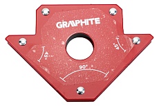 Угольник магнитный сварочный (102x155x17 мм) Graphite 56H902