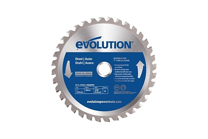 Диск (180х20х2,0 мм; 36 зубьев) по стали Evolution EVOBLADE180