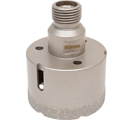 Коронка алмазная, вакуумное спекание (60х40 мм; 1/2"; М14) TECH-NICK TUK 136.600.7026