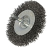 Щетка дисковая 40х10 мм, с хвостовиком, сталь Faster Tools 3491