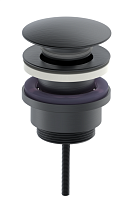 Донный клапан Oliveeka OL-SS07-BGM универсальный, click-clack, оружейный металл