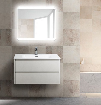 Тумба с раковиной BelBagno Kraft 90 см Bianco Opaco