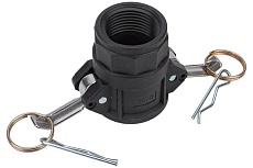 Камлок TITAN LOCK 1in типа D розетка, внутр. резьба BSP (полипроп.) TL100DPP