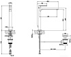 Смеситель для раковины Gessi Via Manzoni 38603-031 с донным клапаном, хром