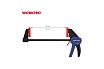 Быстросъемный мини зажим для штанги WORKPRO 100 мм, 2 шт. WP201016