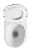 Подвесной унитаз Grossman Thin Rim GR-5604SQ смыв торнадо, с микролифтом, белый