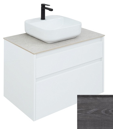 Тумба со столешницей Aquanet Nova Lite 75 см, 2 ящика