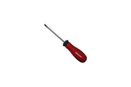 Отвертка Skrab SL6х200мм красно-черная 41206