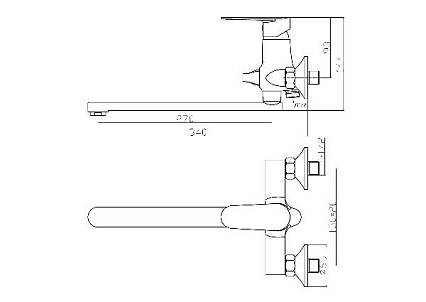 Смеситель универсальный Agger Splendid A0921100