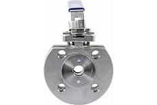 Шаровой кран DN.ru -КШмФП.316.200 Ду15 Ру16, с ISO-фланцем и рукояткой D160-04802