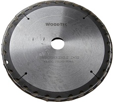 Пила дисковая 250х3.2/2.2x30 мм, Z32 WZ Woodtec ИН 299114