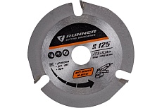 Диск пильный по дереву (125х22.2 мм; 3 зуба) для УШМ Runex 551125