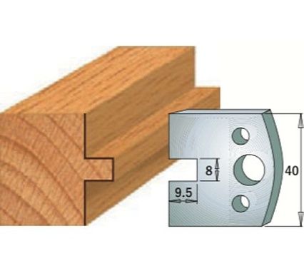 Комплект из 2-х ножей SP (40x4 мм) CMT 690.095