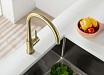 Смеситель для кухни Aquatek Европа AQ1382BG шлифованное золото