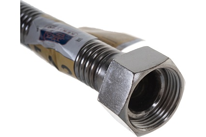 Сильфонная подводка для газа Kensudo 3/4" 100 см, внутренняя/внутренняя 26690