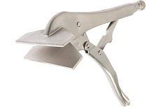 Зажим Тундра ручной, широкий плоский захват, с фиксатором, 250 мм 7354819