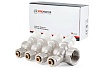Коллектор с регулировочными вентилями PROFACTOR в/н 1"х4 вых 16 цанга PF MVP 269.4C