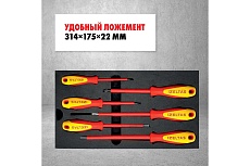 Набор диэлектрических отверток IZELTAS 6 предметов, 4140009106