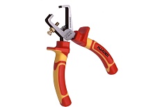 Клещи для снятия изоляции Harden с диэлектрическими рукоятками, до 1000 В, 160 мм, CRV 800146