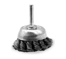 Щетка чашка крученая для дрели 50 мм Варяг 018217