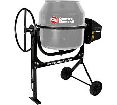 Бетоносмеситель Quattro Elementi Terra 140 550 Вт, 140 л, 27 об/м, замес 65 л, чугунный венец 917-964