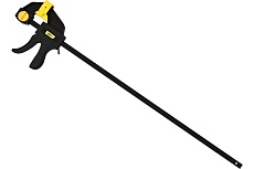 Быстрозажимная пистолетная струбцина Deli dl110124 600x70мм, стальная рама, пластиковые губки, макс.усилие до 750Н 112021