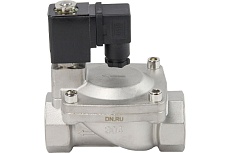 Электромагнитный клапан DN.ru VS2W-401N-PU-NC Ду15 Ру10 сталь, пилотный NBR 24В DC D130-01540