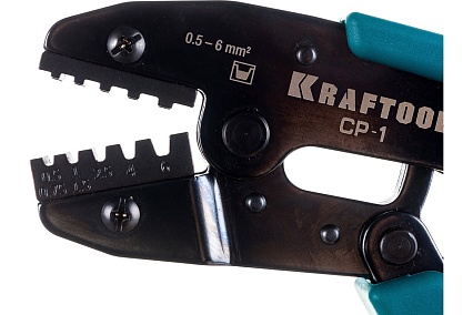 Пресс-клещи Kraftool CP-1 для втулочных наконечников, 0.5 - 6 мм2, 45461-1