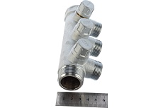 Запорный коллектор с 3 отводами FAR 1&quot; 3/4&quot; НР FK 3870 134