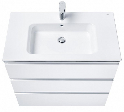 Мебель для ванной Roca Gap 80 см, модуль 3 ящика, белый глянец