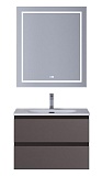 Мебель для ванной BelBagno Kraft 39-700 70 см эмаль, Темно-серый матовый